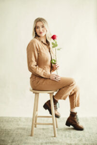 Las Vegas graduation studio portraits with natural light.